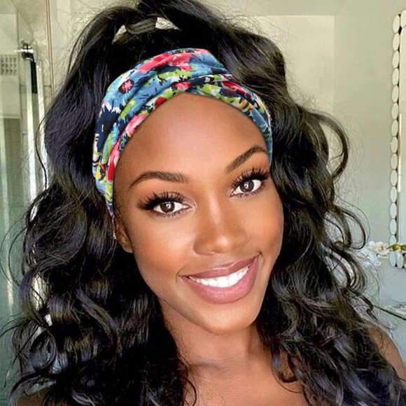 4 Pack Boho Cotton Non-Slip Headbands for Women Girls Yoga Workout Running Knott - Picture 2 of 9